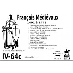DBA 3.0 - 4/64c Français Médiévaux
