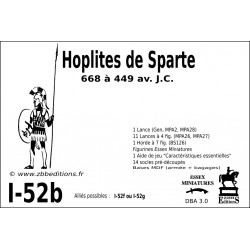 DBA 3.0 - 1/52b Hoplites de Sparte