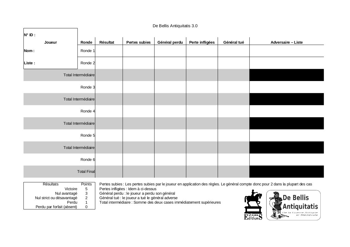 feuille rencontre tournoi